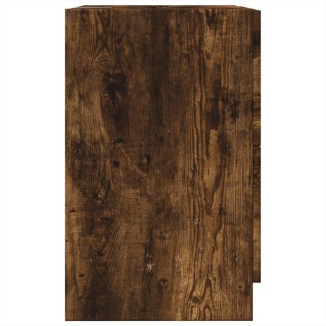 Wastafelkast 40x37x59 cm bewerkt hout gerookt eikenkleurig 6