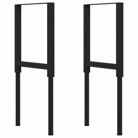 Werkbank rechthoekig 100x60x(73-99,5) cm massief beukenhout 5