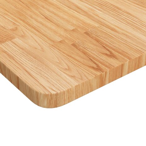 Wastafelblad 60x40x2,5cm behandeld massief hout lichtbruin 3