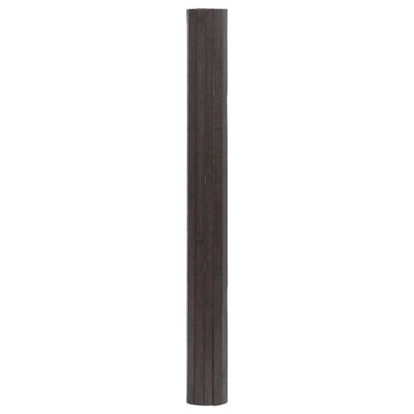 Vloerkleed rechthoekig 60x300 cm bamboe donkerbruin 3