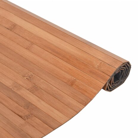 Vloerkleed rechthoekig 70x200 cm bamboe naturel 4