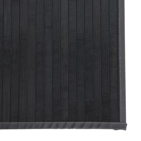 Vloerkleed rechthoekig 60x100 cm bamboe grijs 6
