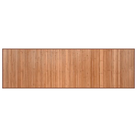 Vloerkleed rechthoekig 60x200 cm bamboe naturel 2