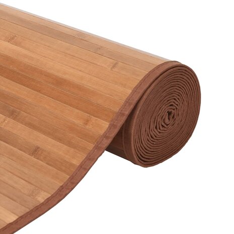 Vloerkleed rechthoekig 60x200 cm bamboe naturel 4