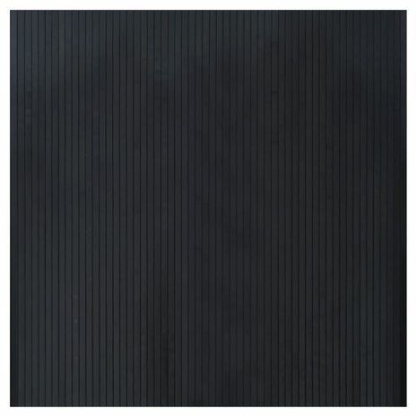 Vloerkleed rechthoekig 100x100 cm bamboe zwart 2
