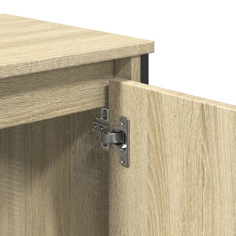 Wastafelkast 60x35x60 cm bewerkt hout sonoma eikenkleurig 7