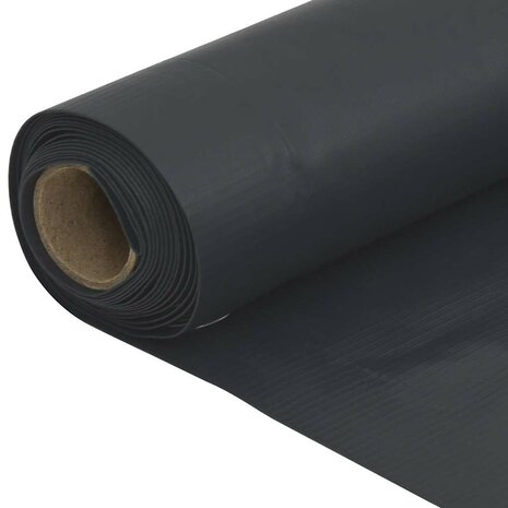 Balkonscherm 600x75 cm PVC antracietkleurig 5