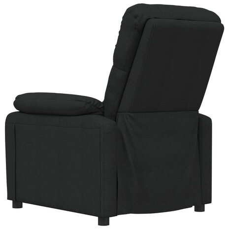 Massagestoel stof zwart 5