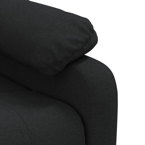 Massagestoel stof zwart 8