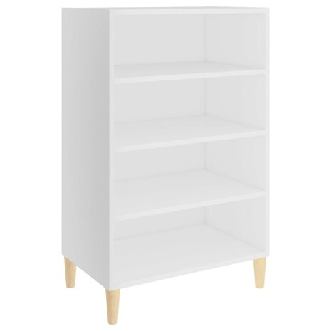 Dressoir 57x35x90 cm bewerkt hout wit 2
