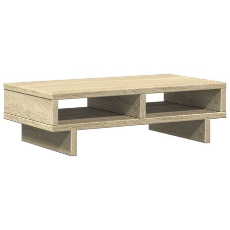 Monitorstandaard 50x27x15 cm bewerkt hout sonoma eikenkleurig 2
