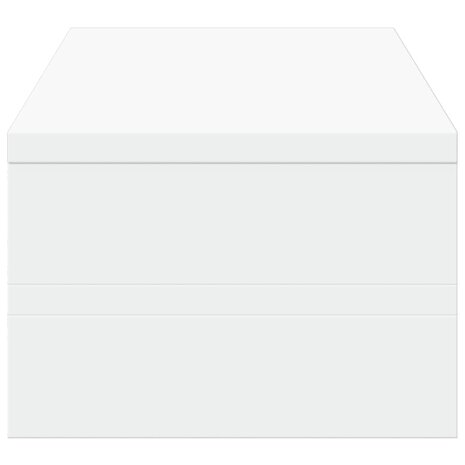 Monitorstandaard 54x22x15 cm bewerkt hout wit 5