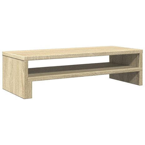 Monitorstandaard 54x22x15 cm bewerkt hout sonoma eikenkleurig 2
