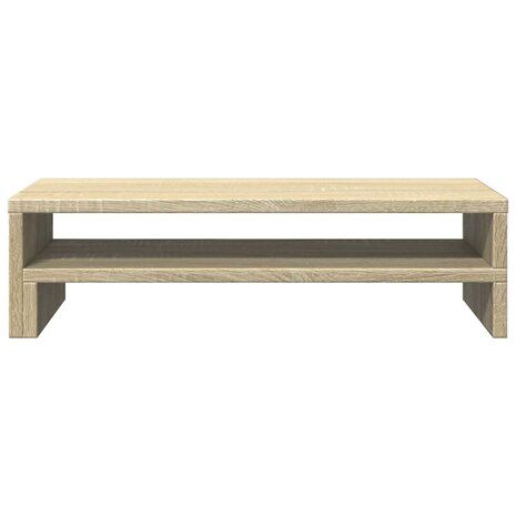 Monitorstandaard 54x22x15 cm bewerkt hout sonoma eikenkleurig 4