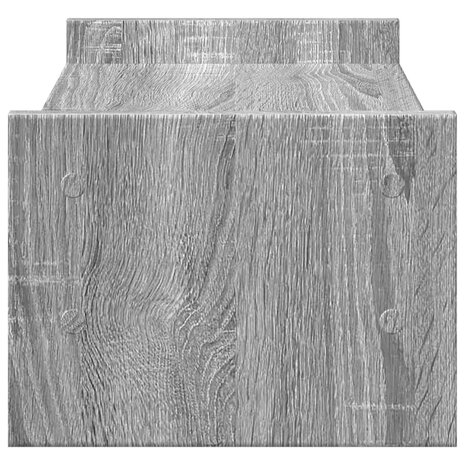 Monitorstandaard 50x27x20 cm bewerkt hout grijs sonoma eiken 5