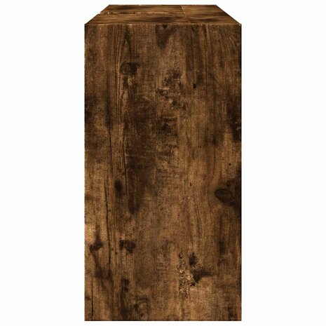 Wastafelkast 90x29x55 cm bewerkt hout gerookt eikenkleurig 6