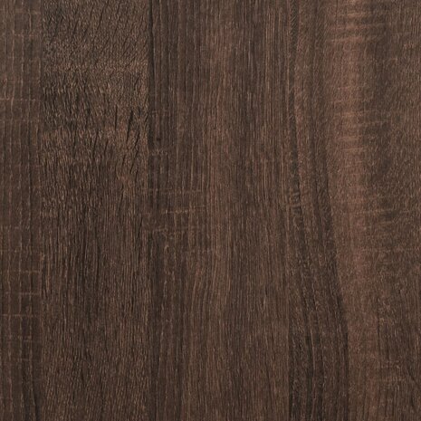 Wandkast 100x20x30 cm bewerkt hout bruin eikenkleur 8