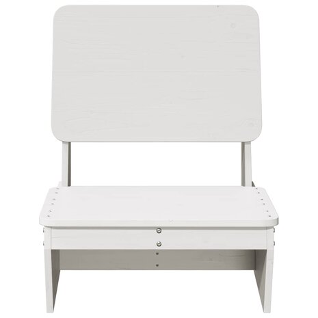 Tuinstoel 60x64x70,5 cm massief grenenhout wit 3