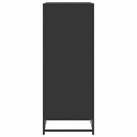 Schoenenrek 48x38x97,5 cm bewerkt hout zwart 5