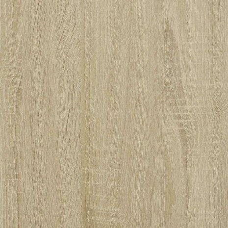 Schoenenbank 80x40x53,5 cm bewerkt hout en metaal sonoma eiken 9