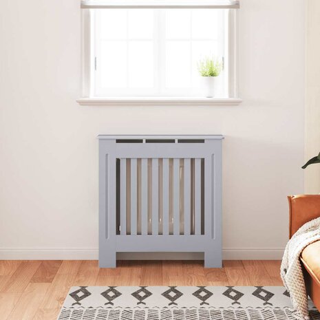 Radiatorombouw 78 cm MDF grijs 3