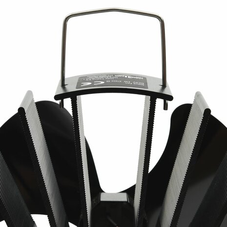 Kachelventilator met 3 vinnen zwart 5