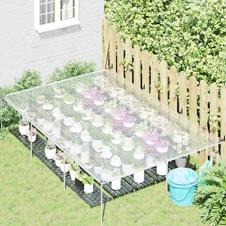 Doorzichtig zeildoek met zeilringen 2x3 m polyethyleen 3