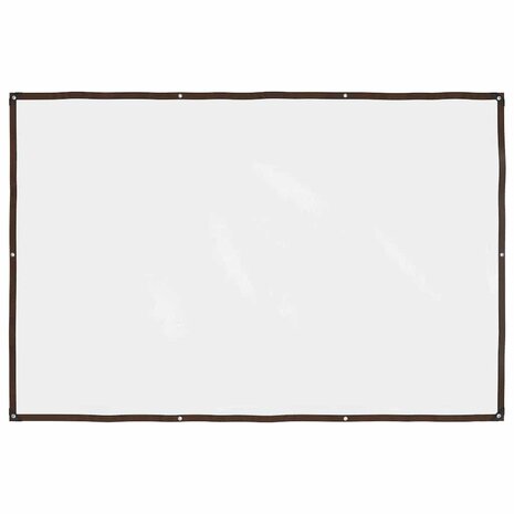 Doorzichtig zeildoek met zeilringen 2x3 m polyethyleen 1