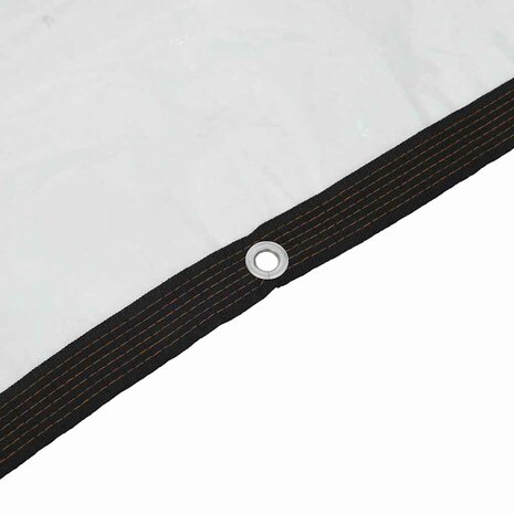 Doorzichtig zeildoek met zeilringen 2x3 m polyethyleen 9