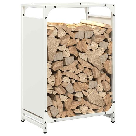 Brandhoutrek 44x28x65 cm koudgewalst staal wit 4