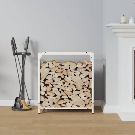 Brandhoutrek 60x28x65 cm koudgewalst staal wit 3
