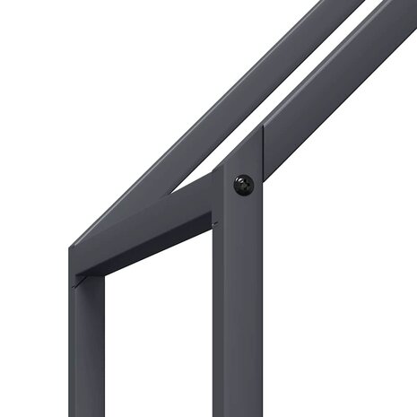 Brandhoutrek 60x25x60 cm koudgewalst staal antracietkleurig 7