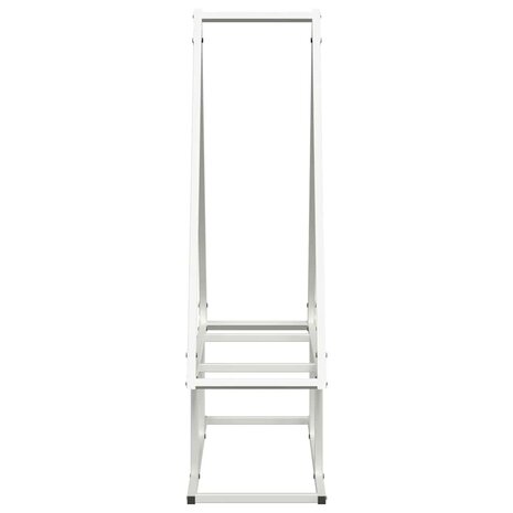 Brandhoutrek 80x25x90 cm koudgewalst staal wit 6