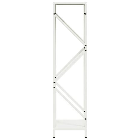 Brandhoutrek 34x25x100 cm koudgewalst staal wit 6