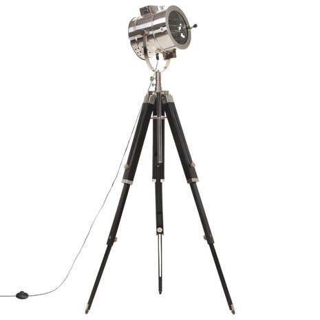 Vloerlamp driepoot 165 cm massief mangohout      2