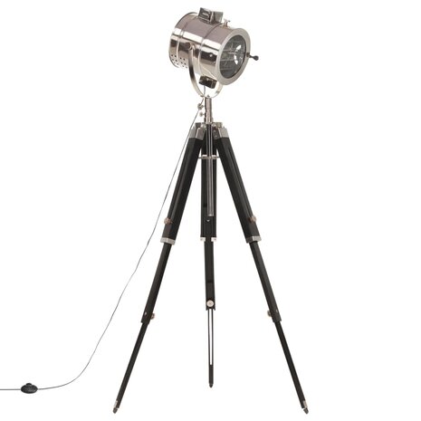 Vloerlamp driepoot 165 cm massief mangohout      3