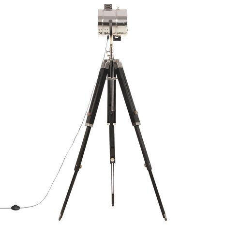 Vloerlamp driepoot 165 cm massief mangohout      5