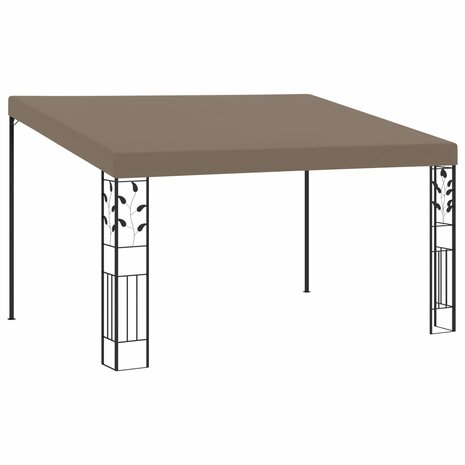 Wandprieel 4x3x2,5 m taupe 1