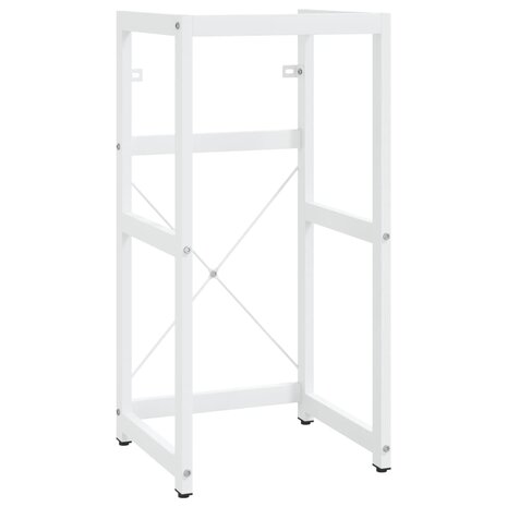 Wastafelframe 40x38x83 cm ijzer wit 2