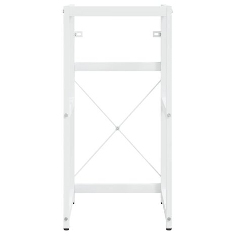 Wastafelframe 40x38x83 cm ijzer wit 3