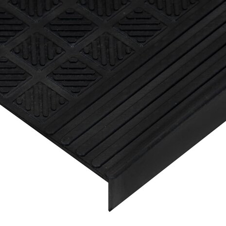 Trapmatten 5 st 25x75 cm rubber 6