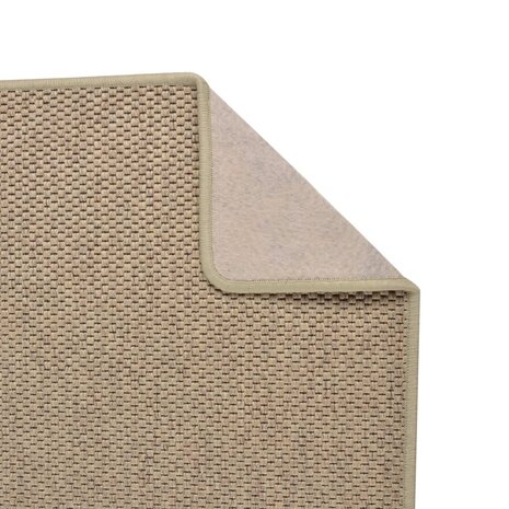 Tapijtloper 50x100 cm sisal-look zandkleurig 4