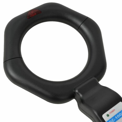 Draagbare metaaldetector zwart 4