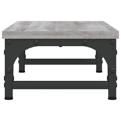 Monitorstandaard 55x23x14 cm bewerkt hout grijs sonoma eiken 5