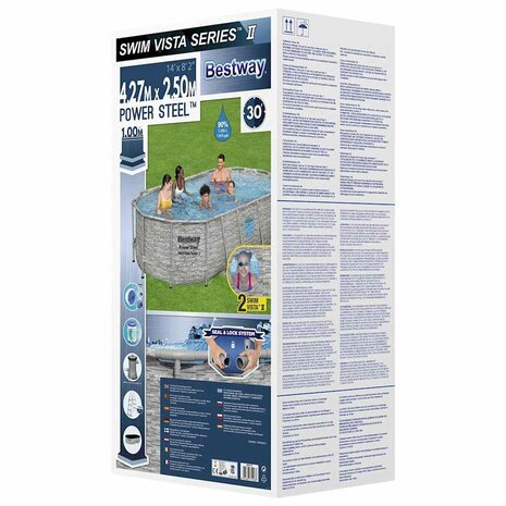 Bestway Zwembadset Power Steel 427x250x100 cm 9