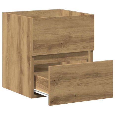 Badkamer wastafelkast Artisan Oak 41x38,5x45 cm Engineered Wood 5