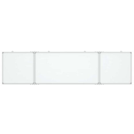 Whiteboard magnetisch inklapbaar 160x40x1,7 cm aluminium 3