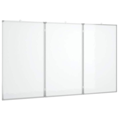 Whiteboard magnetisch inklapbaar 150x80x1,7 cm aluminium 2