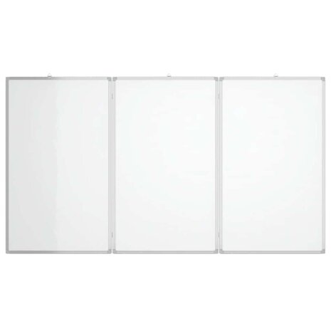 Whiteboard magnetisch inklapbaar 150x80x1,7 cm aluminium 3