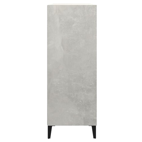 Dressoir 69,5x32,5x90 cm bewerkt hout betongrijs 4